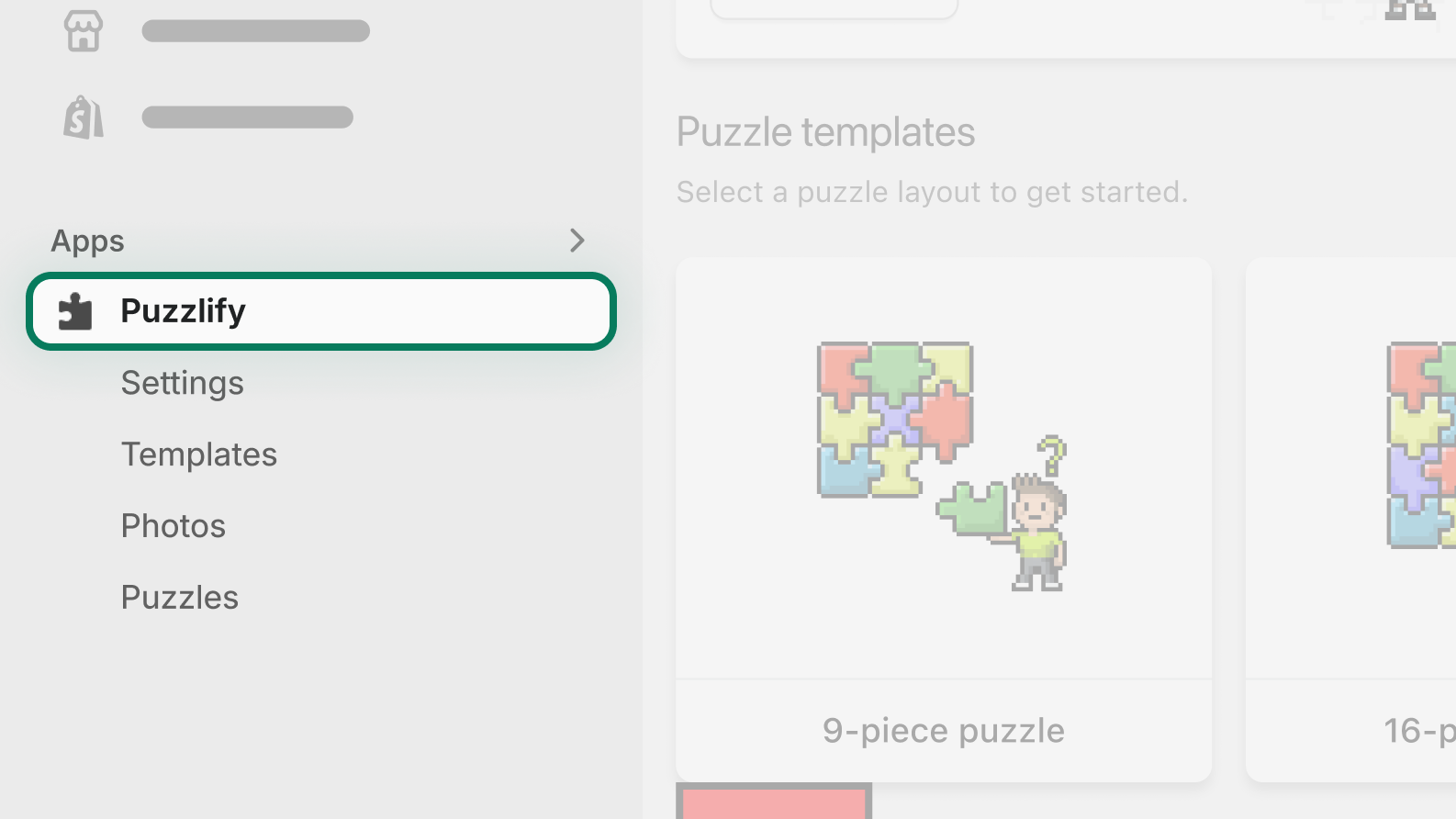 The app name, which reads "Puzzlify" and is entirely visible.