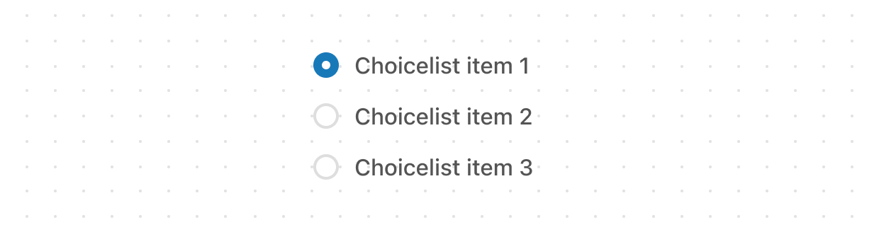 ChoiceList