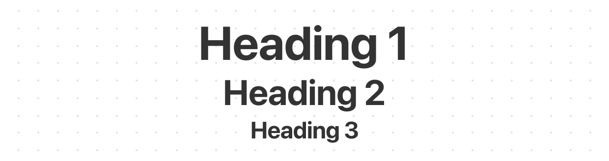 Heading