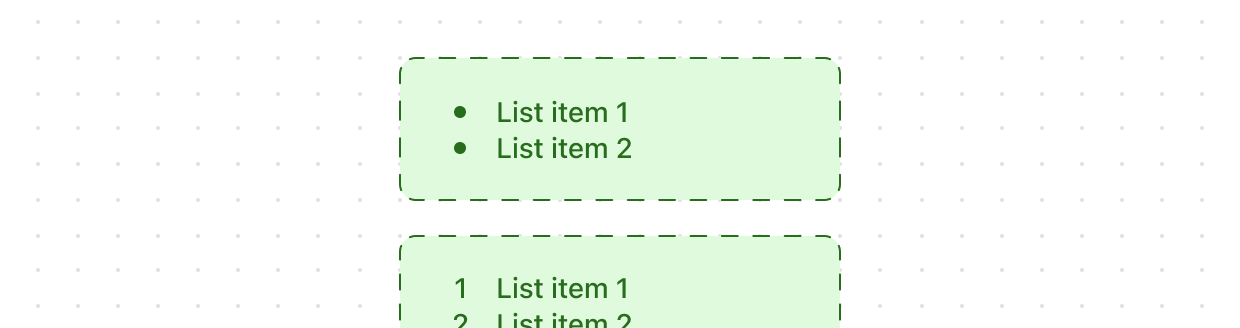 List